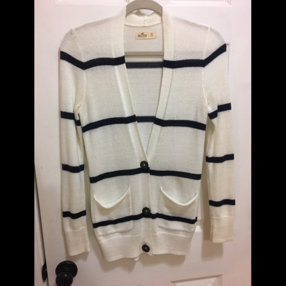 Hollister Co. Sweater/Cardigan - Stripes